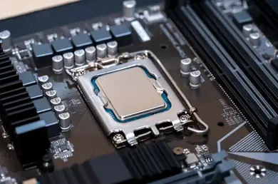 CPU processor installed motherboard hardware Installation